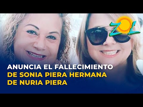 Julio Martínez Pozo anuncia el fallecimiento de Sonia Piera hermana de Nuria Piera