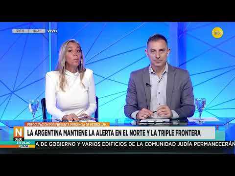 Guerra en Medio Oriente: Argentina mantiene alerta en el norte y la triple frontera ?N8:00? 16-04-24