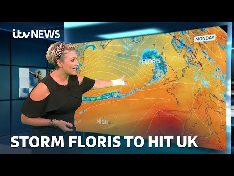 Storm Floris: Where will be worst hit? | ITV News