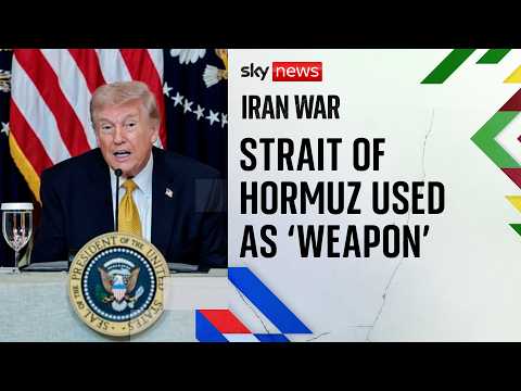 US President 'strongly encourages' nations depending on Strait of Hormuz to help