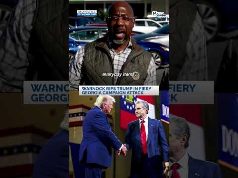 Raphael Warnock Torches Trump Ahead of Georgia Elections, Says Rick Jackson Is Trump in Disguise