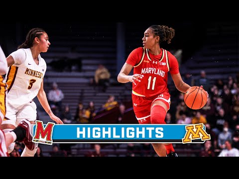 Maryland At Minnesota | Highlights | Big Ten Women's Basketball | Jan ...