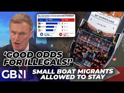 'Good odds for illegal immigrants!' | New stats show failure to deport small boat migrants