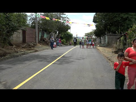 Comuna de Managua inaugura calles nuevas en el barrio Hilario Sánchez