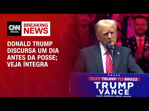 Donald Trump discursa antes da posse; Veja íntegra | CNN PRIME TIME