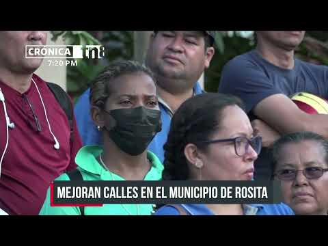Más desarrollo en Rosita con el programa Calles para el Pueblo - Nicaragua