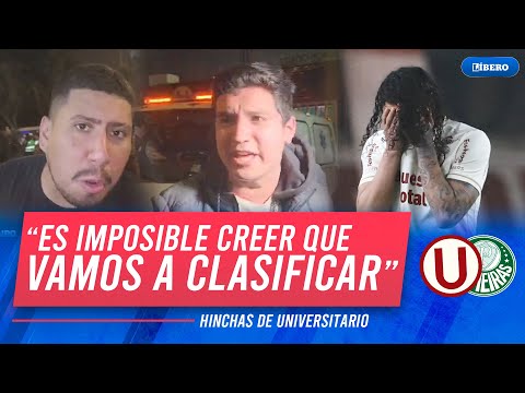 UNIVERSITARIO CAE GOLEADO ANTE PALMEIRAS: Hinchas reaccionan a la derrota en el Monumental | Líbero