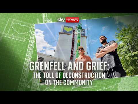 In the shadow of Grenfell: A community’s grief as the tower comes down