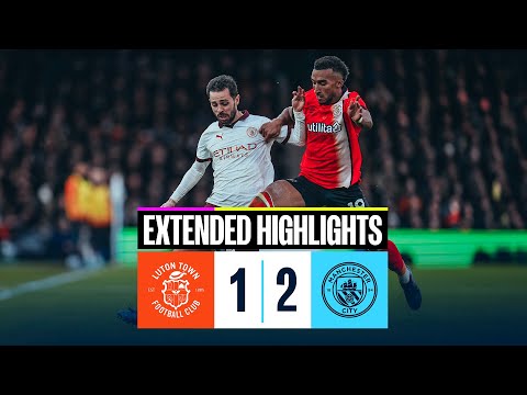 EXTENDED HIGHLIGHTS | Luton Town 1-2 Man City | Victory at Luton!
