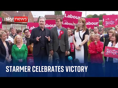 Starmer celebrates Labour's by-election victory in Selby and Ainsty