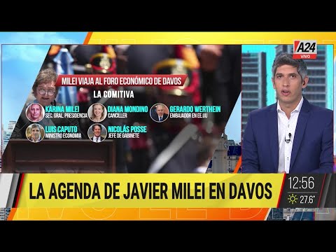 Javier Milei viajará al Foro Económico de Davos y será el principal orador