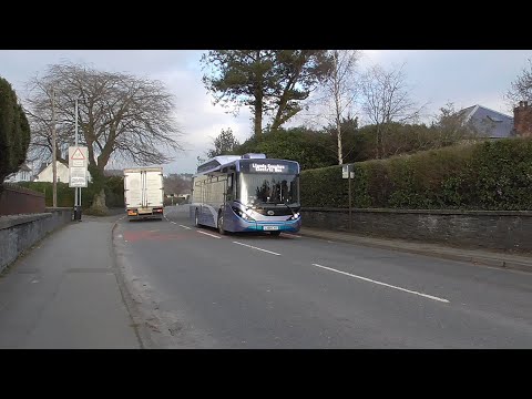 BYD ADL Enviro200EV LJ68 CYO at Lloyds Coaches - Electric bus in Mid Wales! - I like Transport
