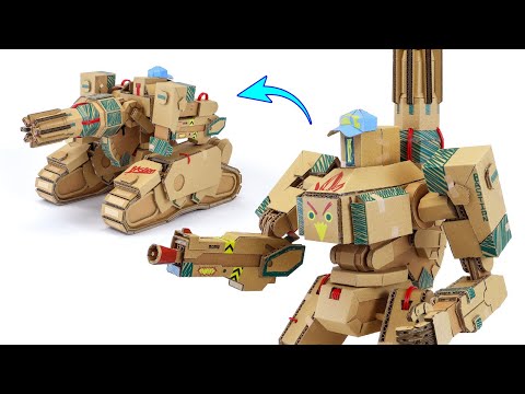 【オーバーウォッチ 2】ダンボールでバスティオンをつくる| How to Make Bastion with Cardboard【OVERWATCH 2】