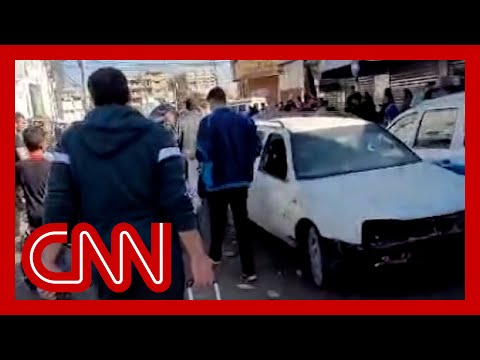 See Palestinian man's point of view while evacuating Gaza City