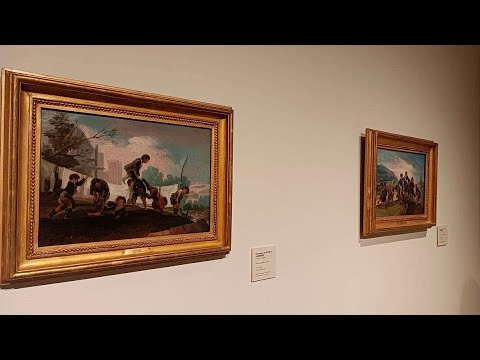 Las seis obras de “Juegos de Niños” de Goya se incorporan a la colección permanente de su museo