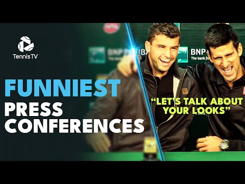 The FUNNIEST Tennis Press Conference Moments 🎤