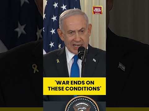 Netanyahu Draws Conditions for End of Gaza War | #shorts #israelgazawar #trump #israelnews