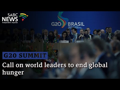 G20 Summit | Call on world leaders to end global hunger