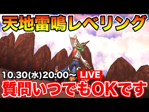 【ドラクエウォーク】ひたすら天地雷鳴士レベリング!! 質問随時受け付けています!!【DQW】