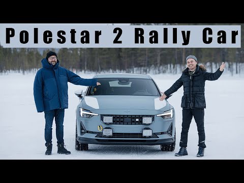 Rallying On Ice In the One Off Polestar 2 Arctic Circle