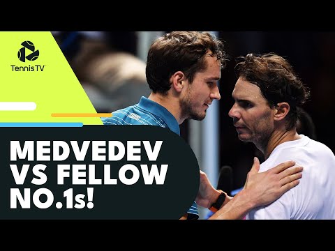 Tennis 🎾 Daniil Medvedev Best ATP Points vs Fellow No.1s!