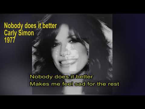 Carly Simon   -   Nobody does it better    1977   LYRICS