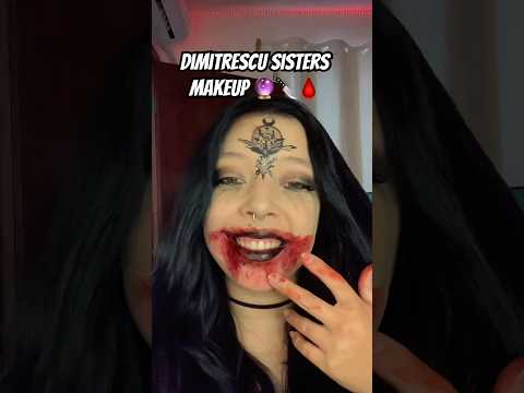 Fake blood❗️Cassandra Dimitrescu 🔮 #halloweenmakeup #residentevil #dimitrescudaughers #hallowen