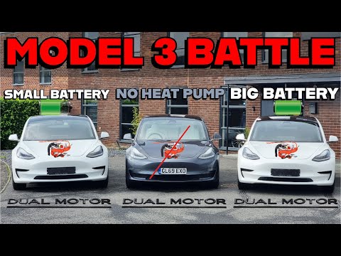 Pre-Highland Tesla Model 3 Long Range efficiency and actual range comparisons (Dual Motor, not RWD)