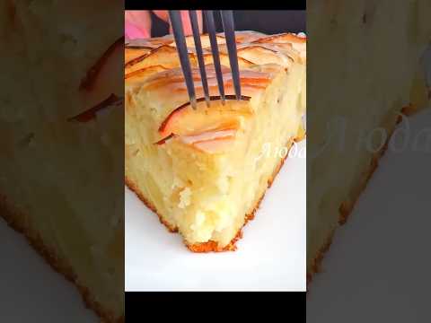 🍏🍎ШАРЛОТКА ТВОРОГ ЯБЛОКО, творожный яблочный пирог шарлотка, выпечка, Люда Изи Кук, #пирог #shorts