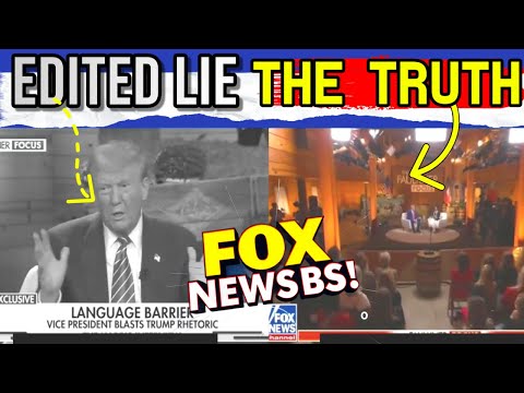 SCAM Fox NEWS CUT TRUE Trump REACTION! HEAR What They HUSHED!