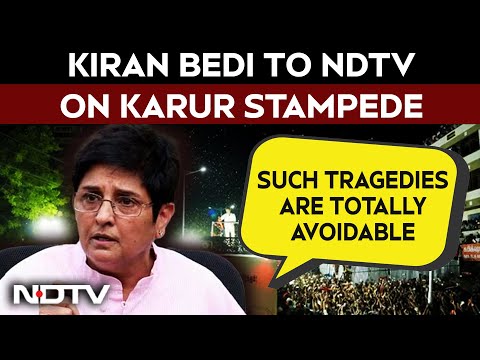 Karur Stampede | Kiran Bedi On Karur Stampede | Top Vijay Aides Arrested | Killer Bengaluru Potholes