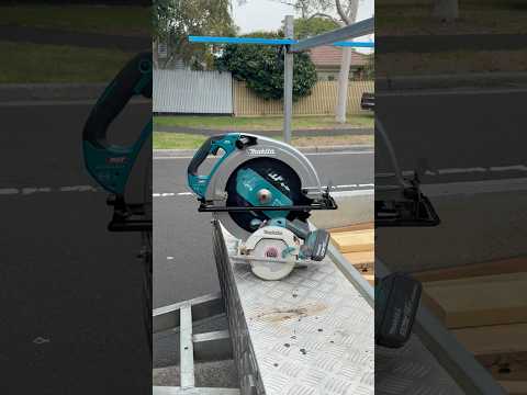 Makita 415mm (16-5/16”) The world’s largest cordless circular saw. #tools #construction #woodworking