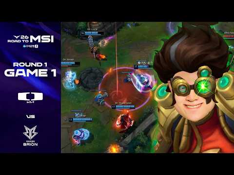 빅토르 앞에서 텔을 타~? | DK vs BRO 게임 1 하이라이트 | 2026 LCK 로드 투 MSI