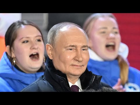 Vladimir Poutine salue l'annexion des territoires ukrainiens en célébrant sa réélection