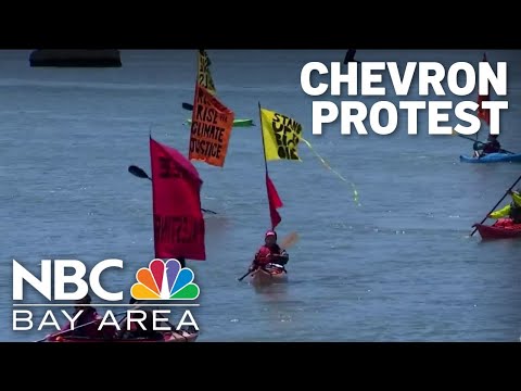 'Kayak-tivists' take Chevron protest out onto the Bay by Richmond