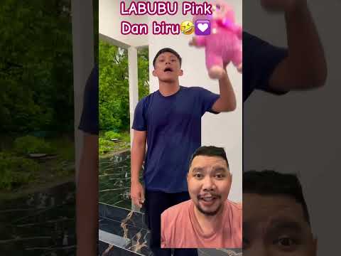 LABUBU PINK DAN BIRU!!!? #boneka #bonekalucu #lucu #funny #shortsfeed