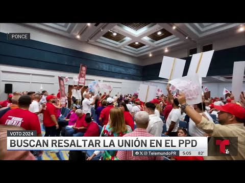 Jesús Manuel Ortiz y Juan Zaragoza cara a cara en convención del PPD