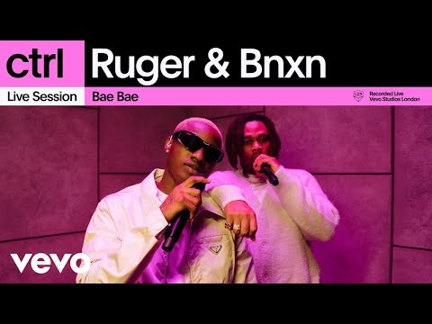 Image: Ruger, Bnxn - Bae Bae (Live Session) - Vevo ctrl (U)