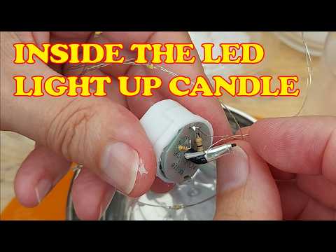 FINALLY peek inside the Light Up LED Candle