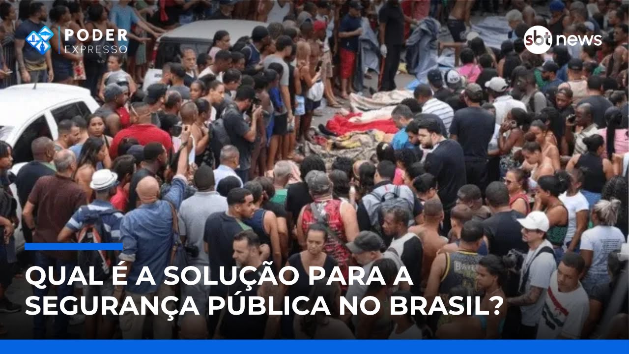 Megaoperação Qual é a solução para a segurança pública no Brasil | SBT News  TV Online Megaoperação Qual é a solução para a segurança pública no Brasil | SBT News