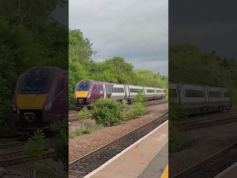 EMR Class 222 Meridian Passing Syston Station (24/06/23) #train #railway