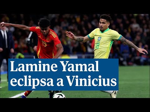 Lamine Yamal eclipsa a Vinicius en el partido de España contra Brasil: Puede llegar muy alto