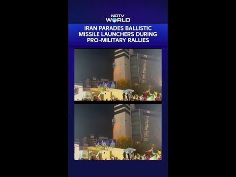 Iran Parades Ballistic Missile Launchers During Pro-Military Rallies In Tehran