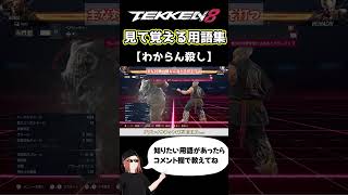 【鉄拳8】見て覚える用語集【わからん殺し】