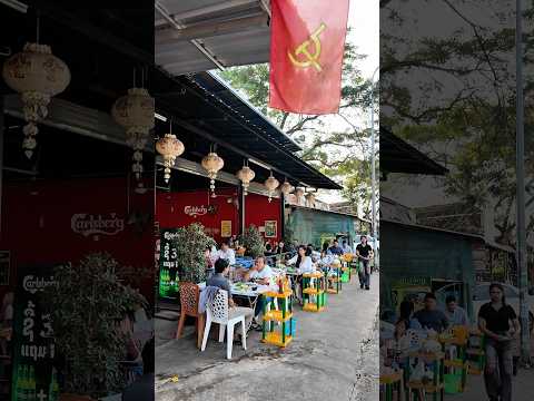 วัวปิ่น สดๆร้อนๆ Lao steak #laos  #travel