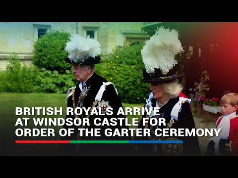 British royals arrive at Windsor Castle for Order of the Garter ceremony | ABS-CBN News