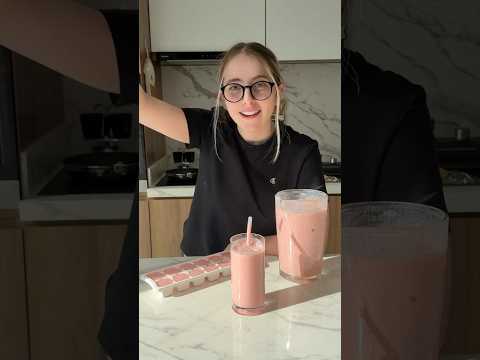 Limonada brasilera con lima y frutillas #shorts