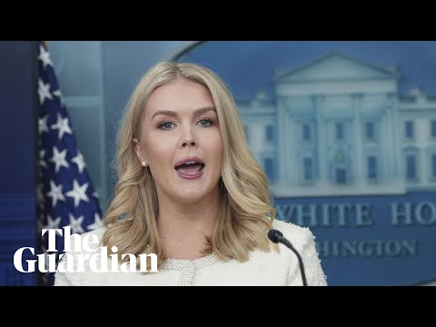 Karoline Leavitt takes questions at the White House press briefing – watch live