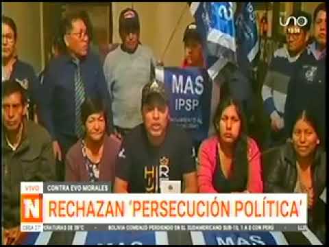 05102024   RECHAZAN PERSECUCION POLITICA CONTRA EVO MORALES   UNO