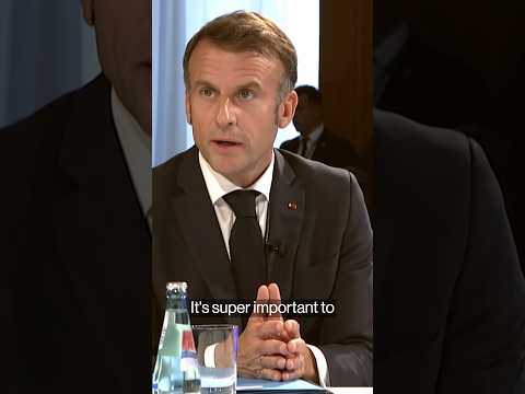 Macron Says Over-Regulation to Leave Europe Behind US, China